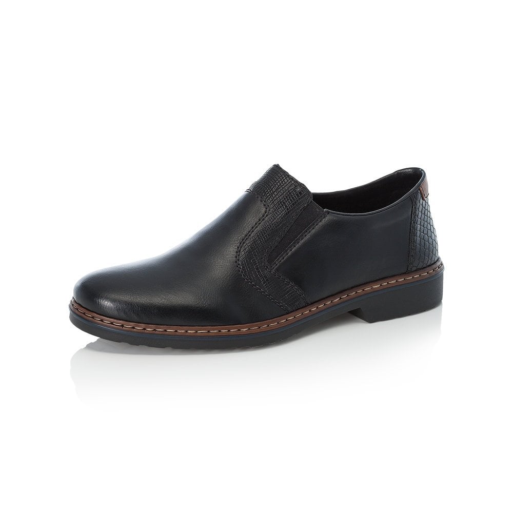 Rieker Skor Herr Svarta - Slip On Skor | 609235VCZ